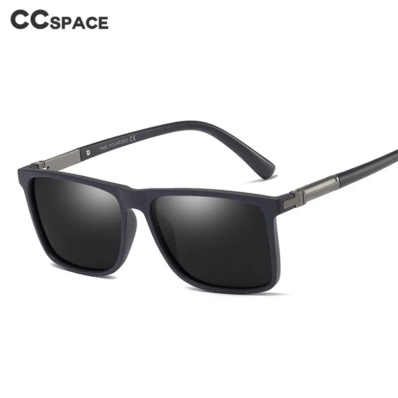 45968 пластиковые титановые поляризованные Квадратные Солнцезащитные очки для