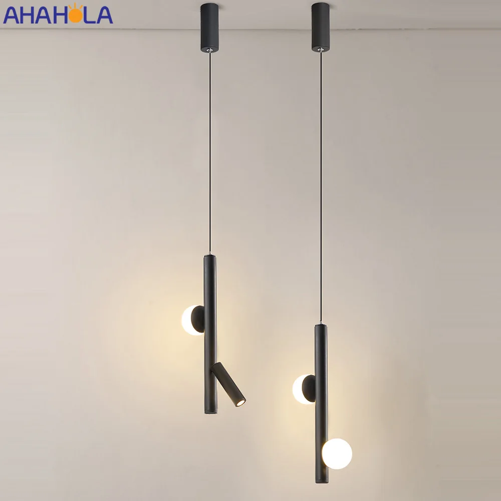 

Скандинавская Подвесная лампа для кухни, потолочный светильник для столовой, спальни, прикроватный современный домашний комнатный светильник с точечными лампочками