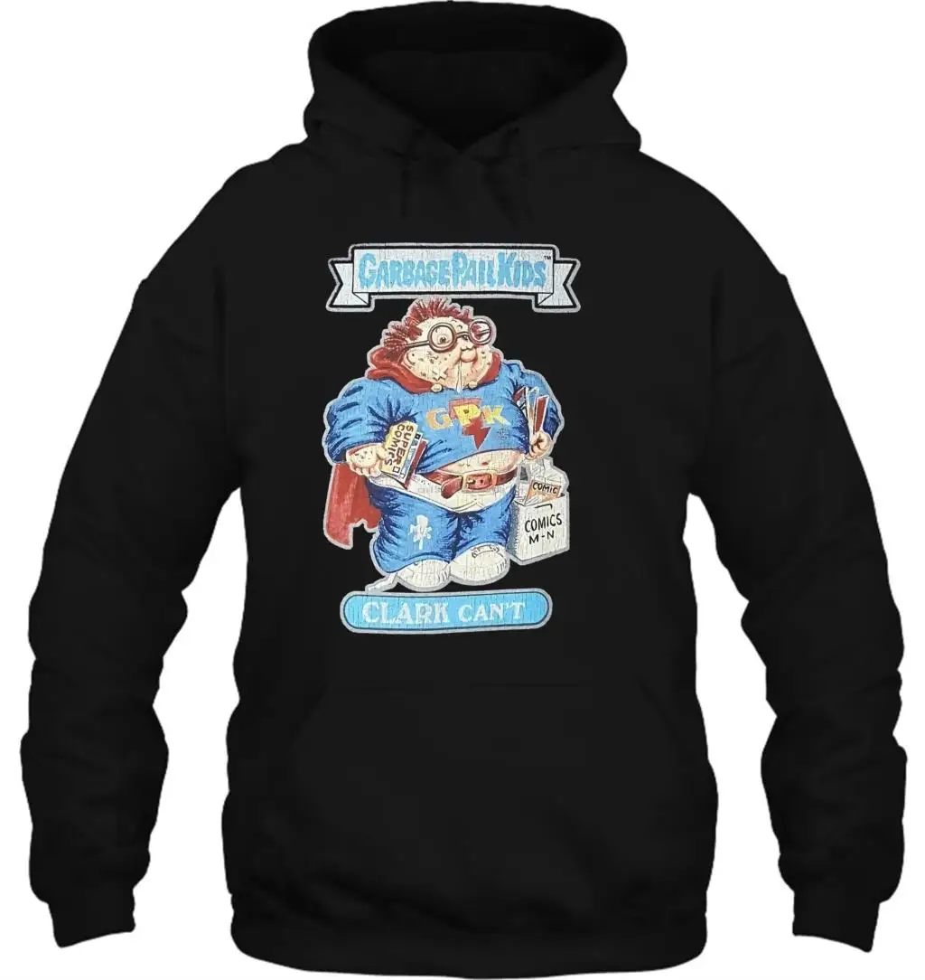 Толстовка с капюшоном для мужчин и женщин худи рисунком мусорного ведра детский