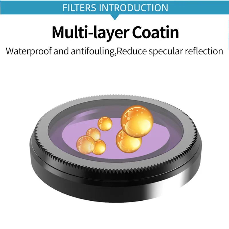 Фильтр для дрона Hubsan Zino 2/2 +/плюс STAR/CPL/ND4/ND8/ND16/Ночное/ND8PL/ND16PL/ND32PL/ND64PL Камера набор