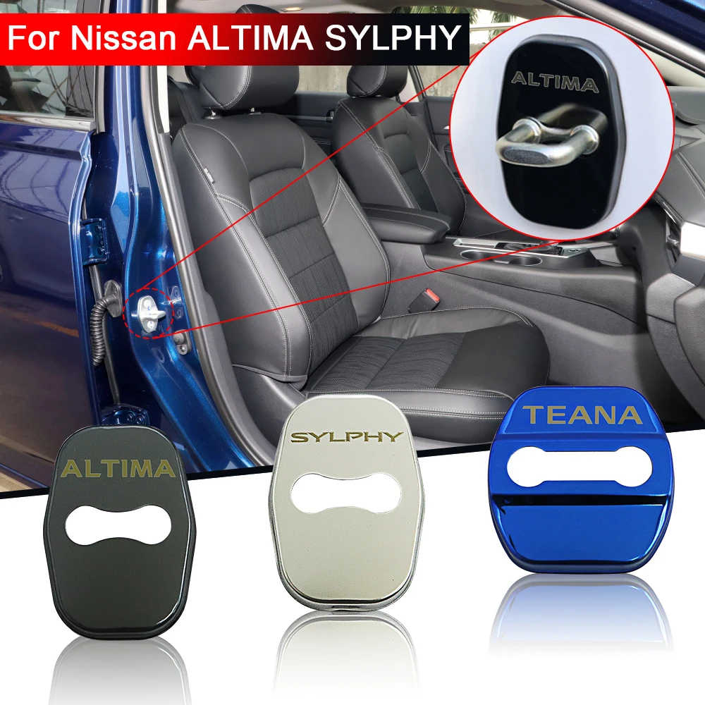 Замок дверной из нержавеющей стали для Nissan ALTIMA TEANA j31 j32 j33 Bluebird Sylphy 1 2 3 4 шт.