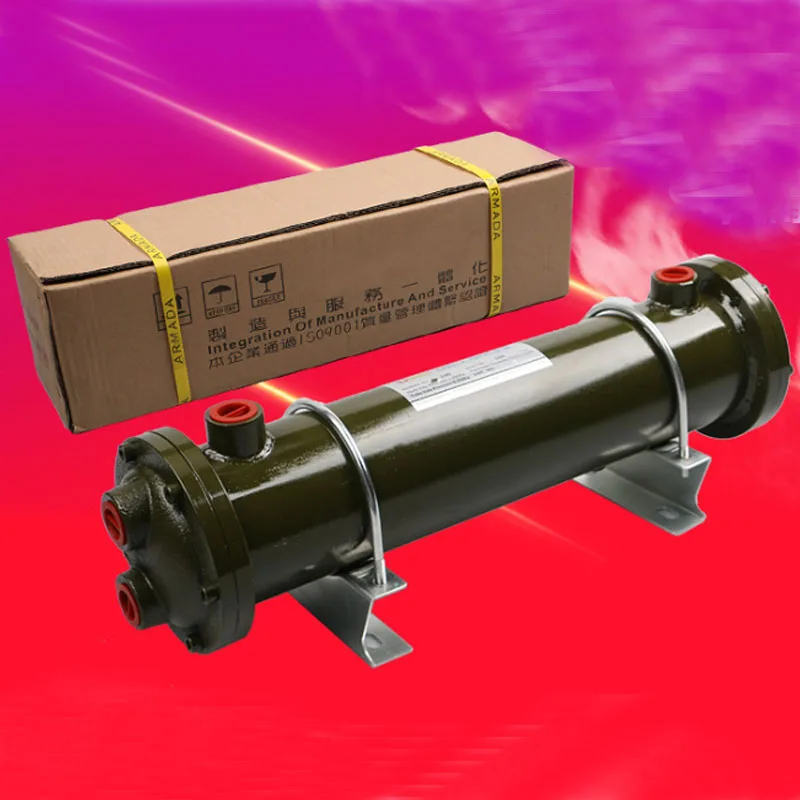 値段 生産のフィンチューブ水クーラーdcシリーズスパイラル油圧式熱交換器