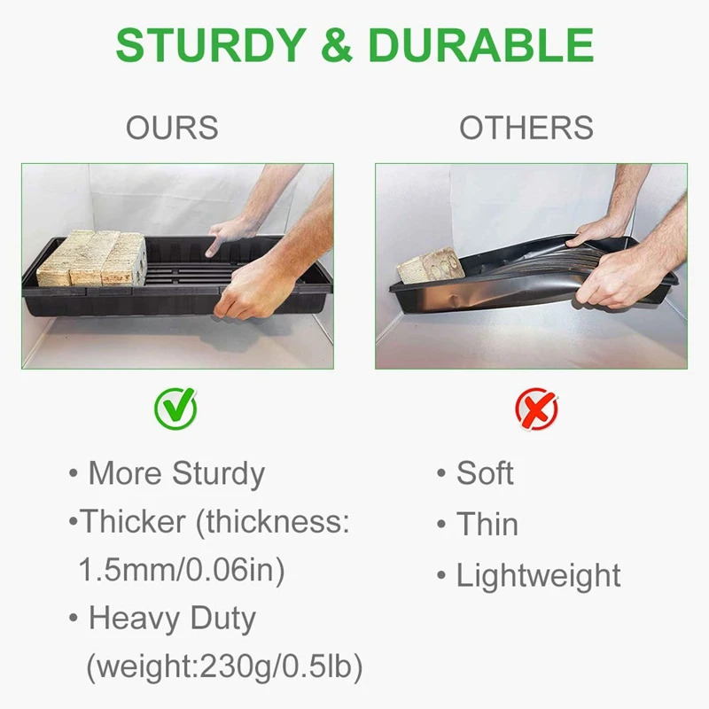 6 упаковок пластиковые поддоны для выращивания семян стартер теплицы