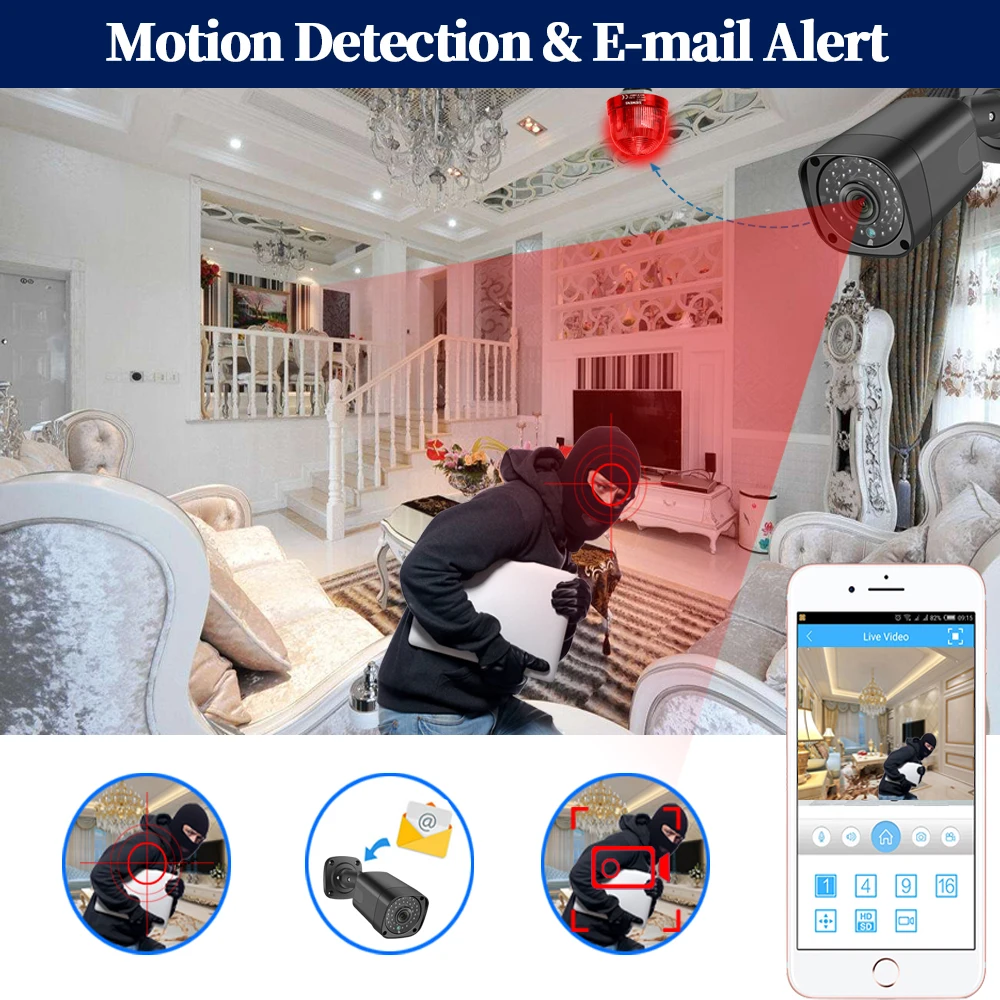 

Face Detection 8CH 5MP NVR CCTV Security Kit System POE Audio Record NVR Bullet Outdoor POE IP Camera Video Surveillance Set