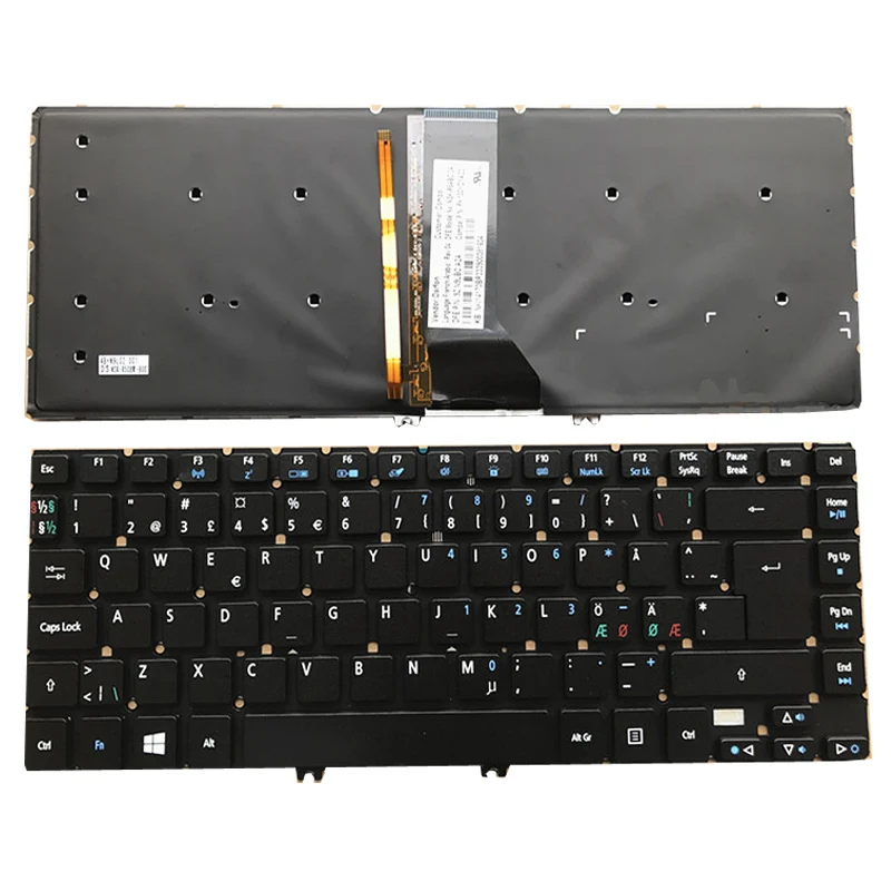 Бесплатная Доставка! 1 предмет Новинка Клавиатура для ноутбука Acer Aspire R7 571 571G 572