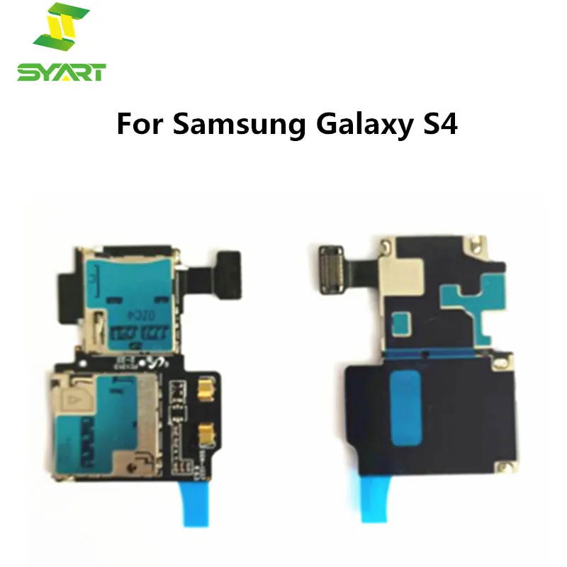 

For Samsung Galaxy S4 SIM Card Tray And Memory SD Card Holder Flex Cable Parts For Samsung Galaxy S4
