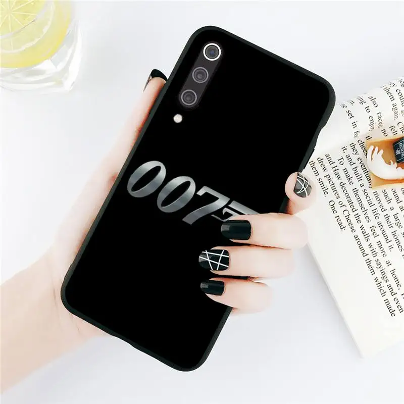 

James bond 007 movie Phone Case For Xiaomi Redmi note 7 8 9 t k30 max3 9 s 10 pro lite Luxury brand shell funda coque