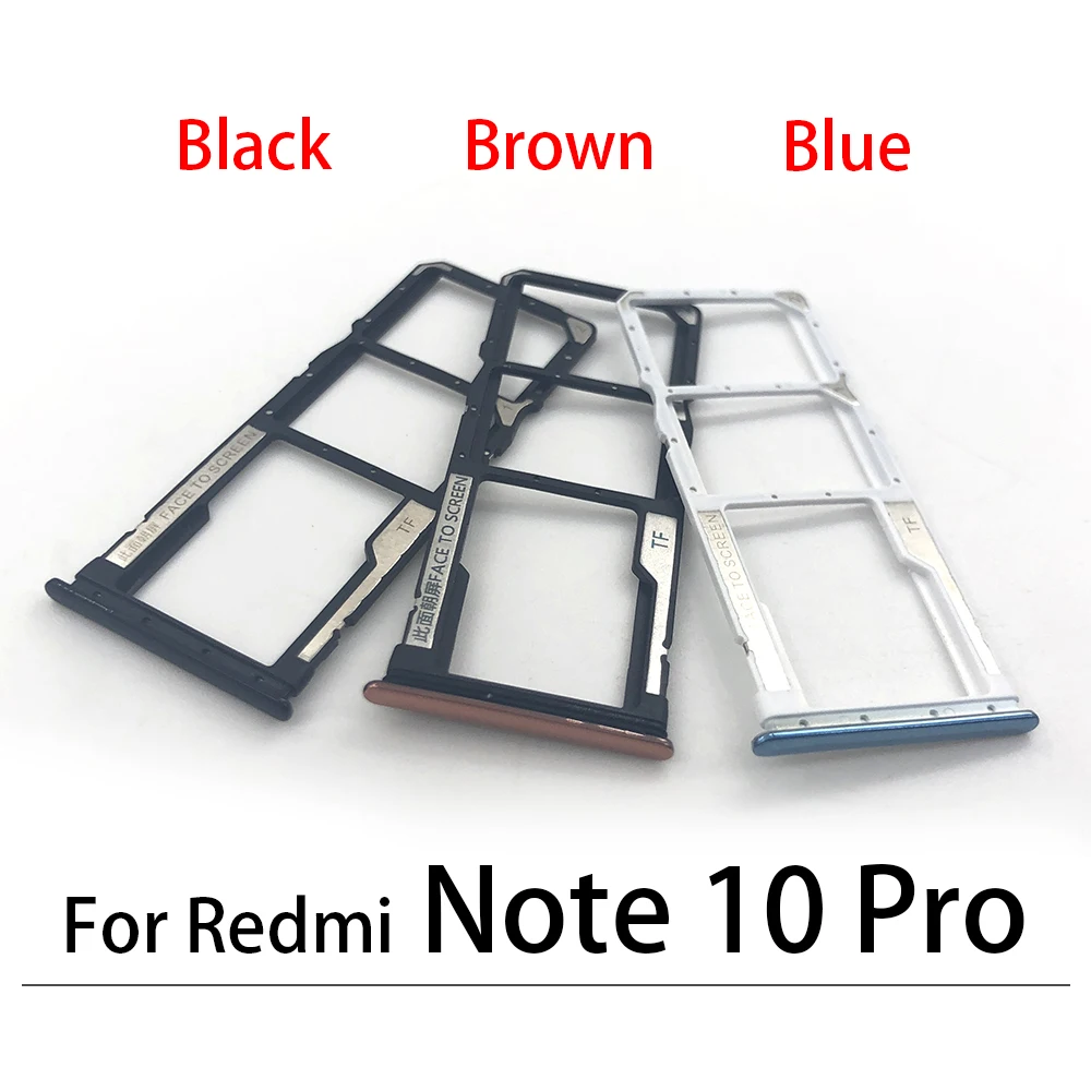 

Sim Card Slot Tray Holder Replacement Parts For Xiaomi Redmi Note 10 Pro