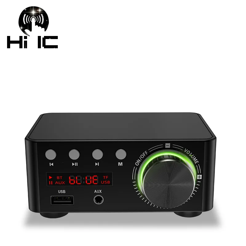Цифровой усилитель Bluetooth 5 0 мощности класса D HiFi аудио MP3 плеер без потерь TPA3116 50 Вт