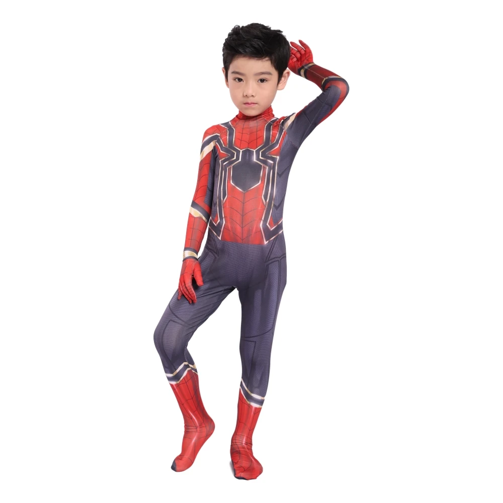 Новинка 2019 детский потрясающий костюм паука карнавальный костюмы на Хэллоуин