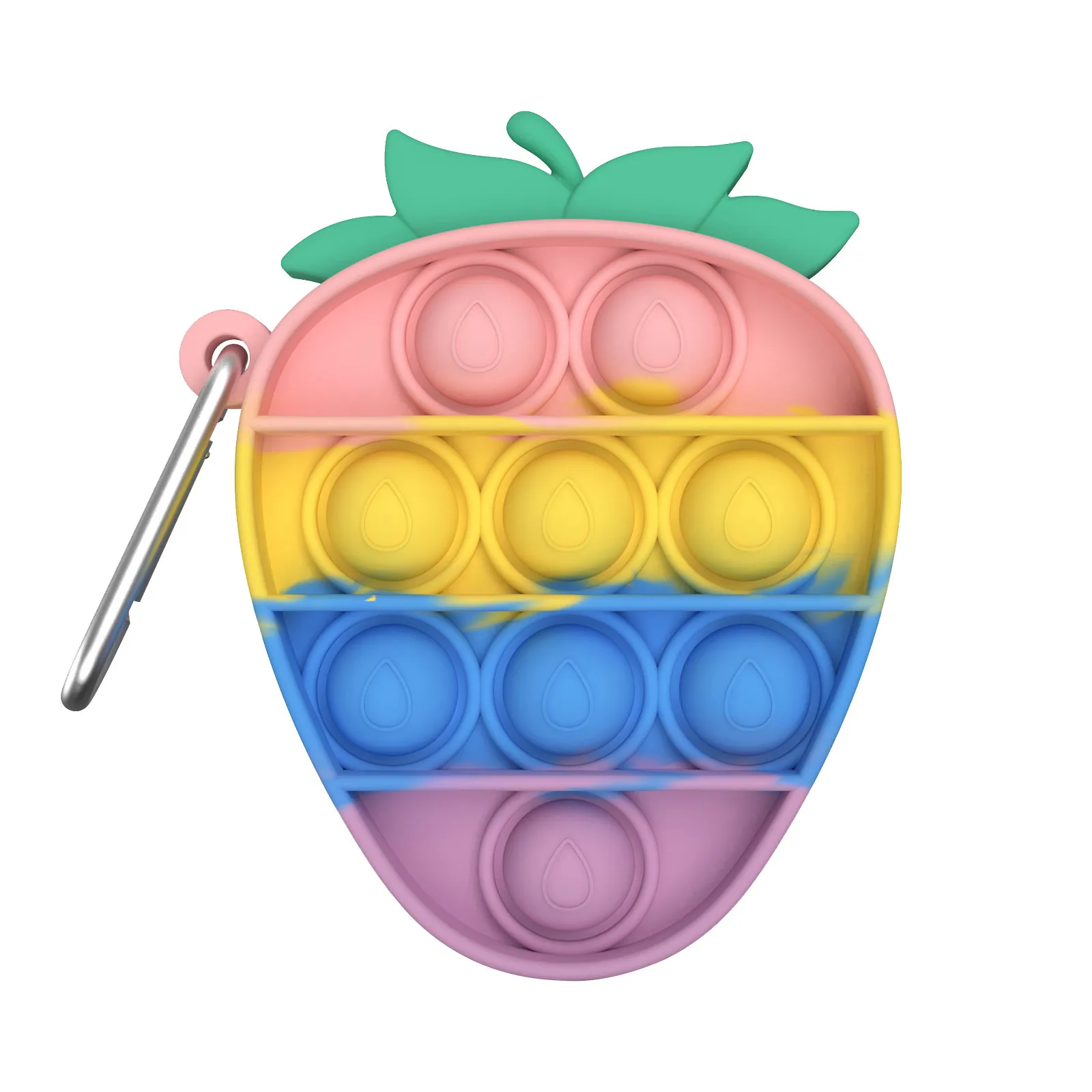 Брелок-головоломка для снятия стресса Радужный цвет облегчения детского и