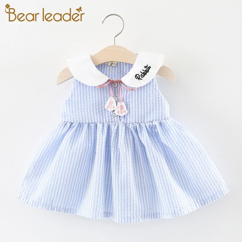 Bear leader Baby Girls Clothing Sets Fashion Kids Cotton Cute P Sleeveless T-shirt+shorts Children Clothes suits | Детская одежда и