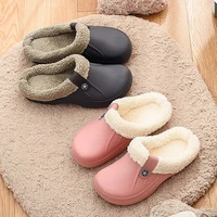 womens home winter clogs indoor fur warm slippers sandals for women new fashion footwear flip flops unisex waterproof slippers