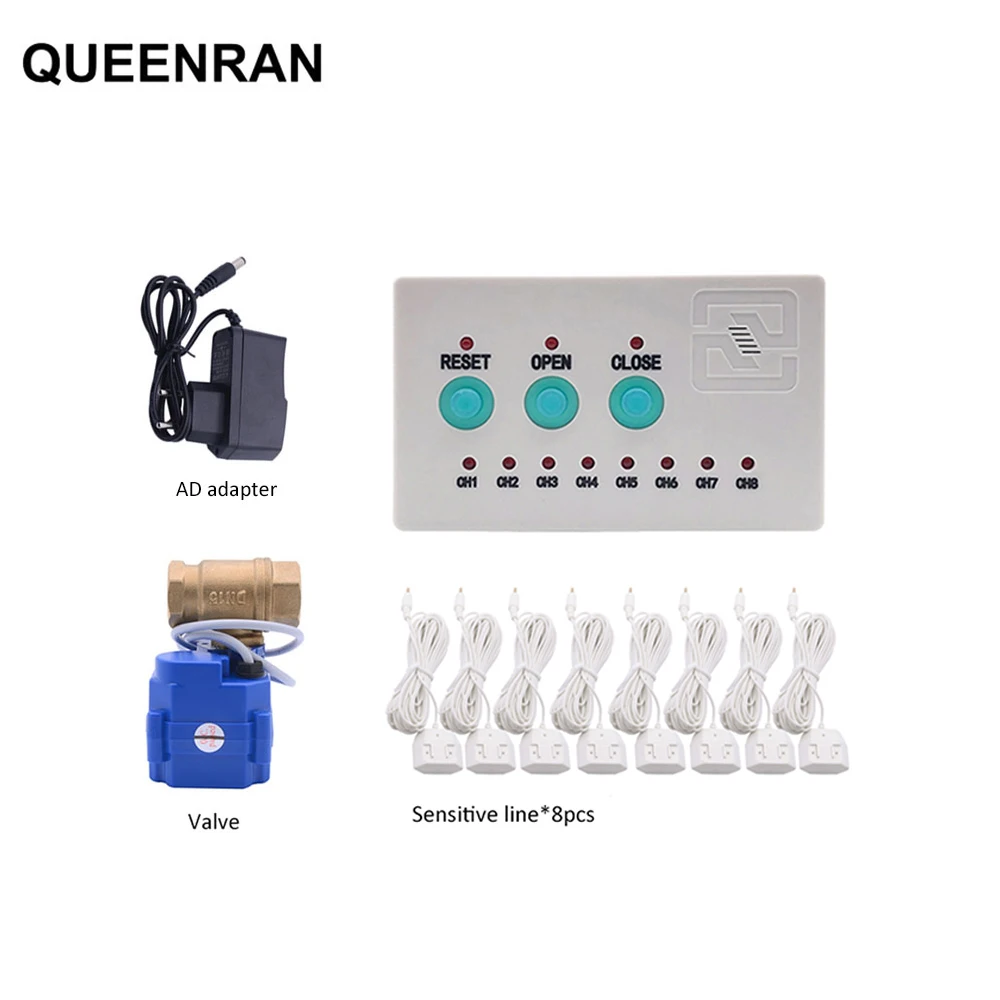 Датчик утечки воды для умного дома система сигнализации с датчиком DN15 DN20 DN25 1