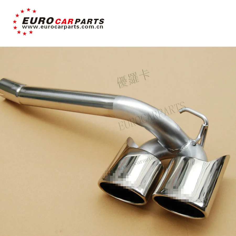 C class w204 C63 exhuast pipe with high quality stainless steel material fit for C180 C200 C260 to muffler tips | Автомобили и