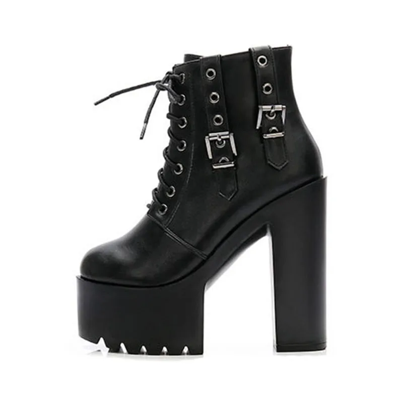 Женские ботильоны на очень высоком каблуке 2020 см с заклепками|Женские