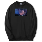 Весенняя Мужская Флисовая Толстовка Tanjirou с аниме рассекающим демонов, простой крутой Топ Nezuko, Мужская модная одежда Kimetsu no Yaiba