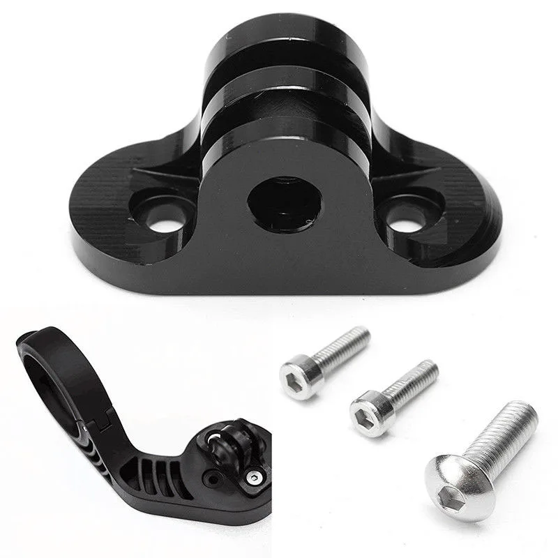 

Camera Holder Mount Adaptor Set For GoPro/Garmin Edge 520 1000 Bike Handlebar Mount Black Extension bracket fixed base Supportor