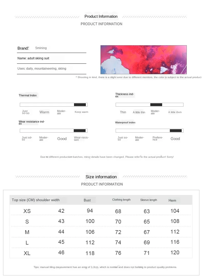 

Women's Ski Clothing Women Snow Ski Suit Ski Ski Suit Women Ski Jacket Women Snowboard Jacket Ski Jacket Ski Clothing