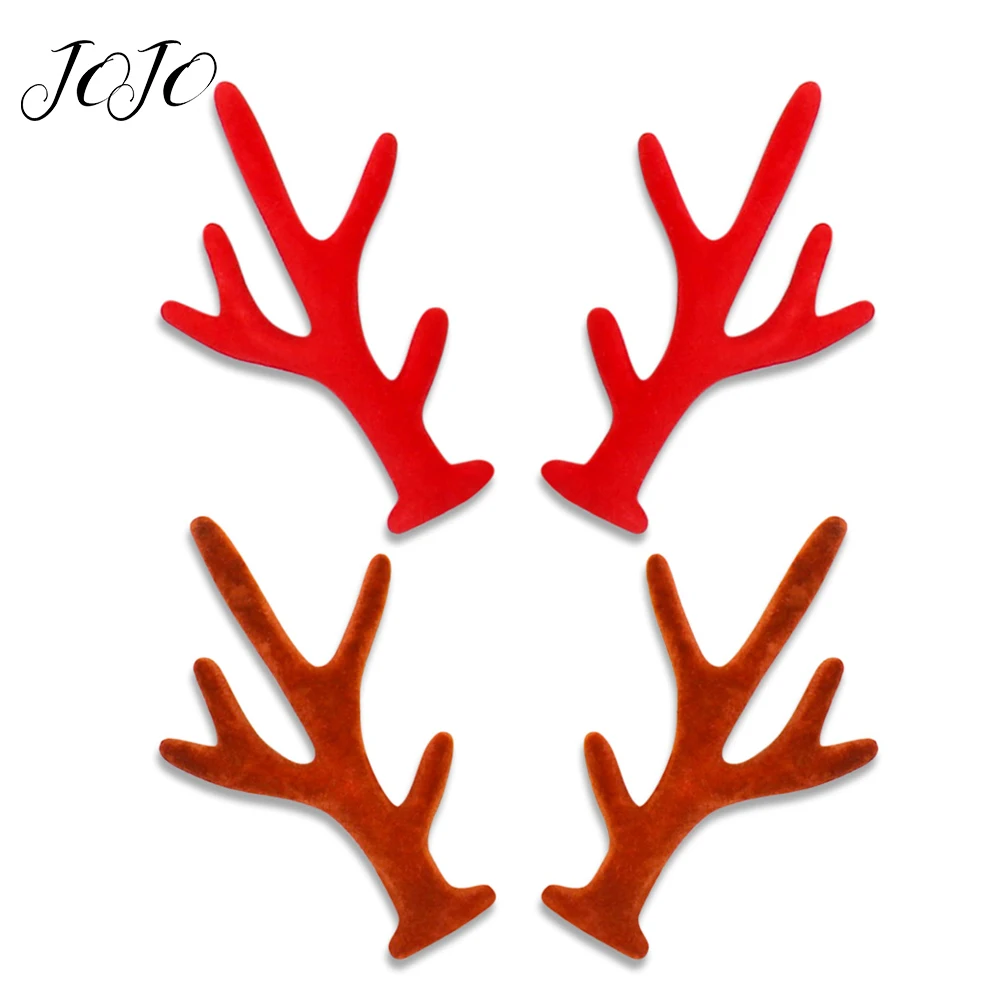 

JOJO BOWS 60mm 10pcs Antler Cloth Accessories DIY Craft Supplies Headwear Decoration Accessories Handmade Hair Bows Materials