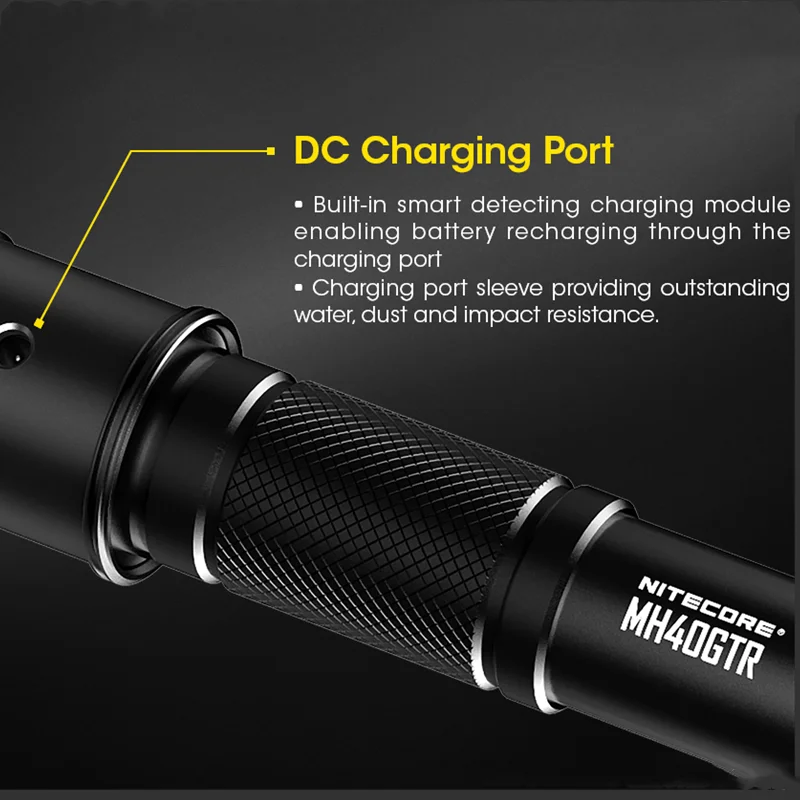 Продажа Вспышка NITECORE MH40GTR, 1200 люмен, жестсветильник подсветка, USB, аккумуляторная, CREEXP-L HI V3, светодиодная, с батареей 2*2600 мАч для улицы