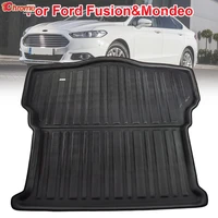 car accessories for ford fusion mondeo 2013 2014 2015 2016 2017 2018 boot mat rear trunk cargo liner floor tray carpet mud pad