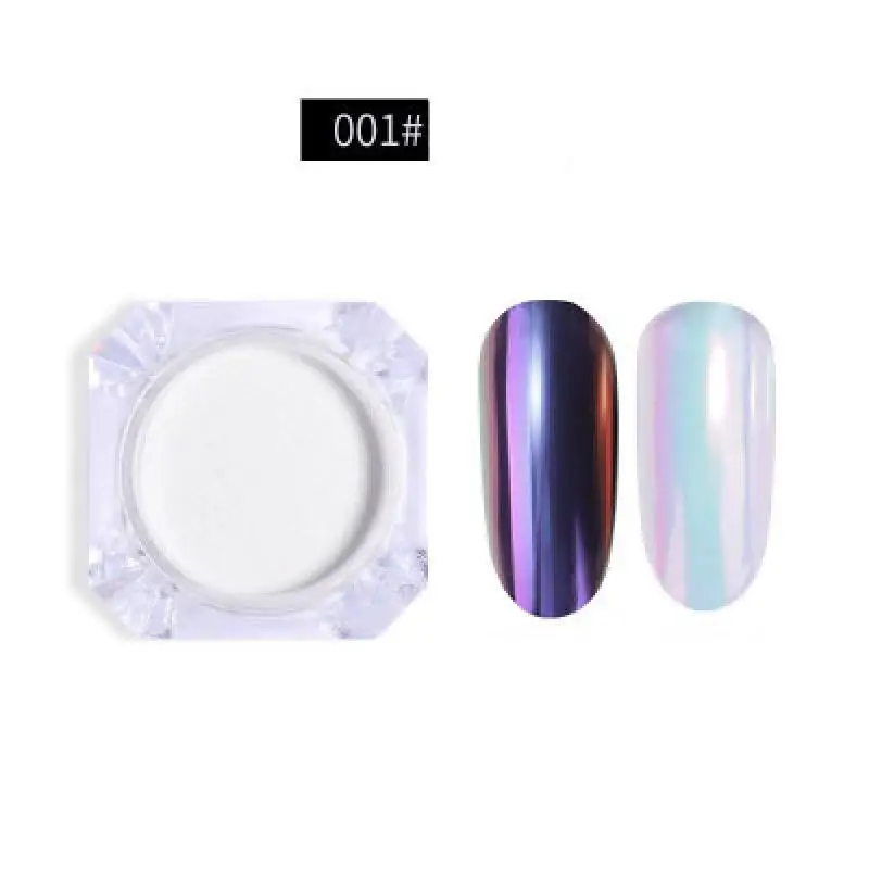 Симфония Русалка неоновый розовый жемчужный порошок для дизайна ногтей Краска