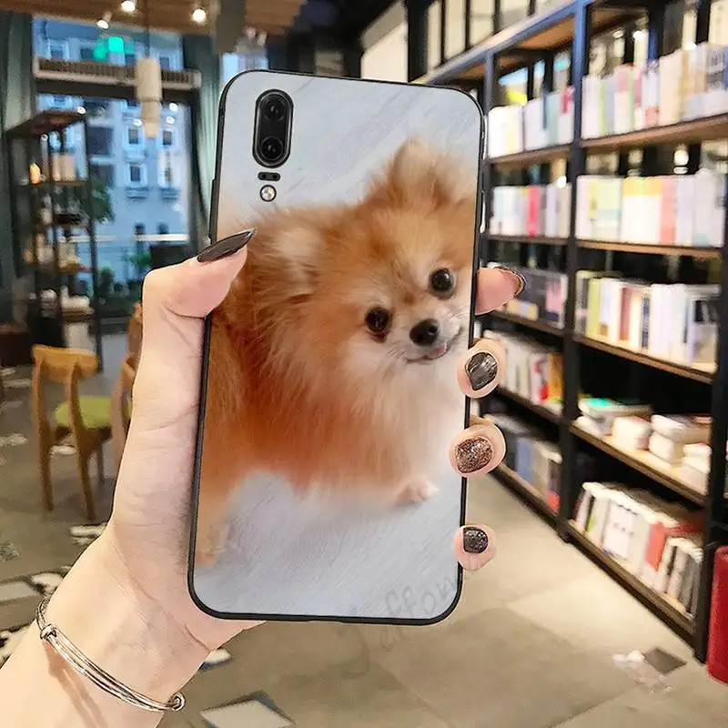 

Pomeranian dog funny painting shell Phone Case For Huawei honor Mate P 10 20 30 40 Pro 10i 9 10 20 8 x Lite