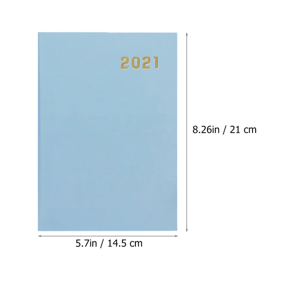 

Planning Notebook 2021 Calendar Notepad Portable Schedule Writing Notebook