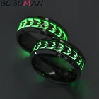 Классическое светящееся кольцо с бабочкойузором, дизайн на зеленом фоне, флуоресцентные светящиеся кольца, кольцо для вечеринки для женщин