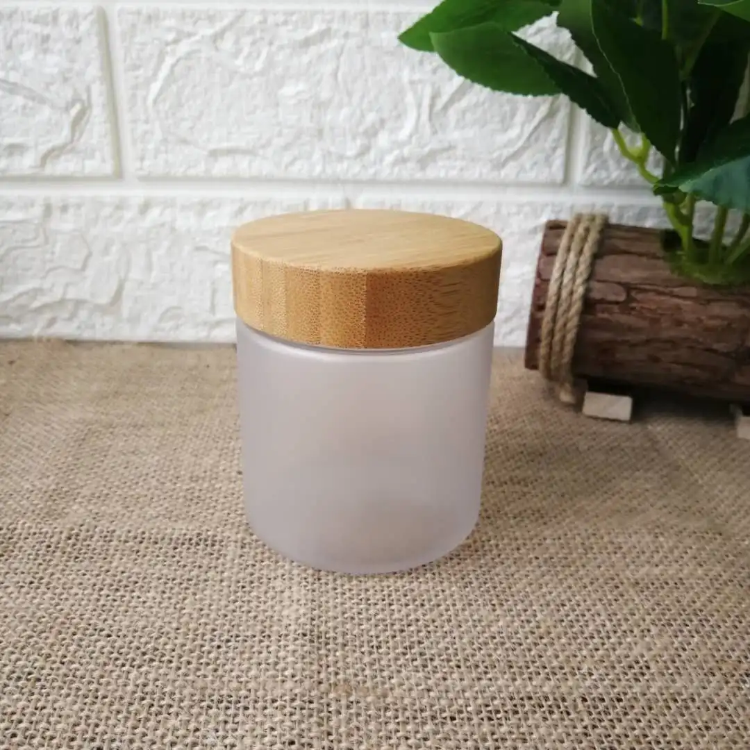 

100 шт./лот-250 г банка для крема, пустой косметический контейнер, пластиковые контейнеры для крема из ПЭТ, матовые прозрачные банки с винтовой крышкой для розлива