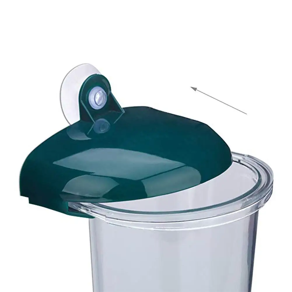 Прозрачная подвесная автоматическая кормушка для птиц с крышкой дозатор подачи