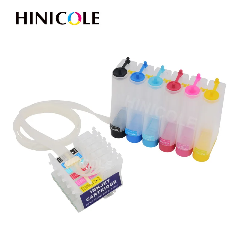 Чернильный резервуар для принтера hinсвязывания T0801 Epson Stylus Photo P50 T59 R265 270 285 290 360 RX560