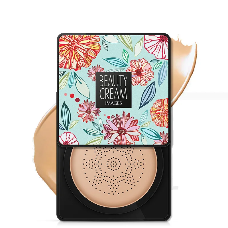 

Mushroom Air Cushion BB Cream Waterproof Effectively Cover Blemishes Brighten Skin Concealer Long Lasting Base Foundation Makeup