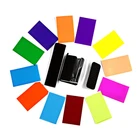 12 шт флэш-Цвет карты рассеиватель софтбокс Освещение Гель фильтр для Камера 32CB