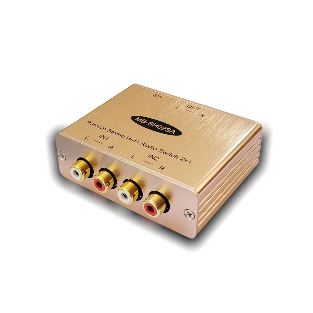 

MuxBOXS 2 в 1, стерео аудио переключатель, селектор RCA Усилитель с шумоподавлением для домашнего кинотеатра