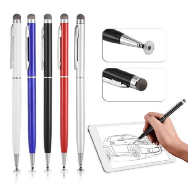 

2 in 1 Stylus Pens for Touch Screens Universal Fine Point Stylus Active Stylus Pen Pencil for Precise Writing / Drawing
