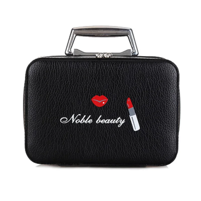 Luxury PU Cosmetic Case For Woman Professional Makeup Bags Travel Organizer Case Beauty Necessary Make up Storage Beautician Box