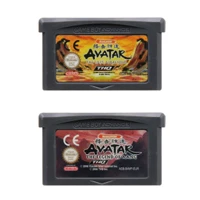 video game cartridge console card 32 bits avatar series for nintendo gba