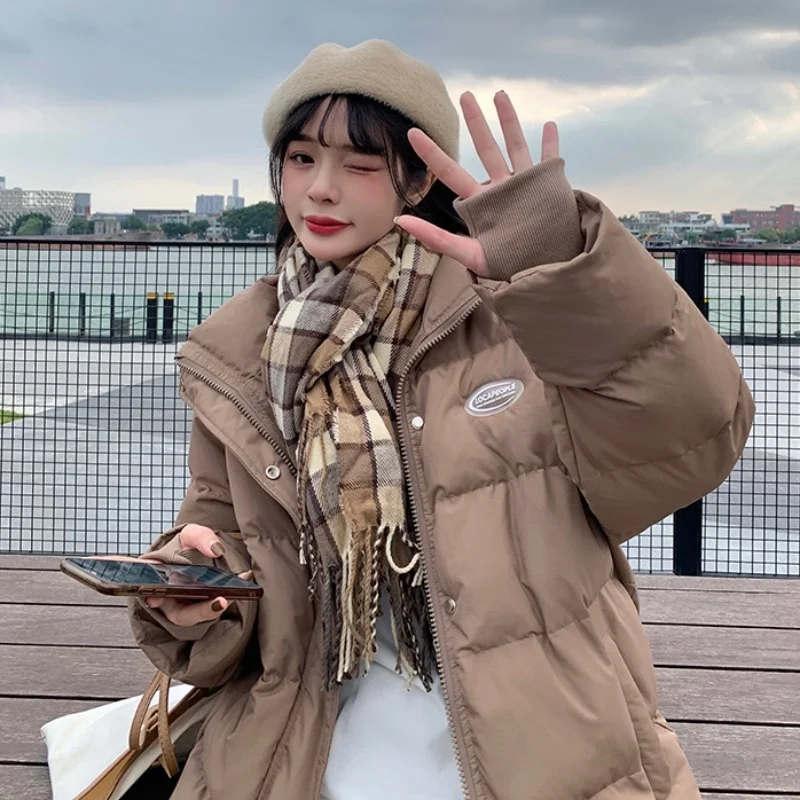 

Парка женская осенне-зимняя утепленная хлопковая куртка Женская Новинка 2021 корейское свободное пуховое пальто для снижения возраста