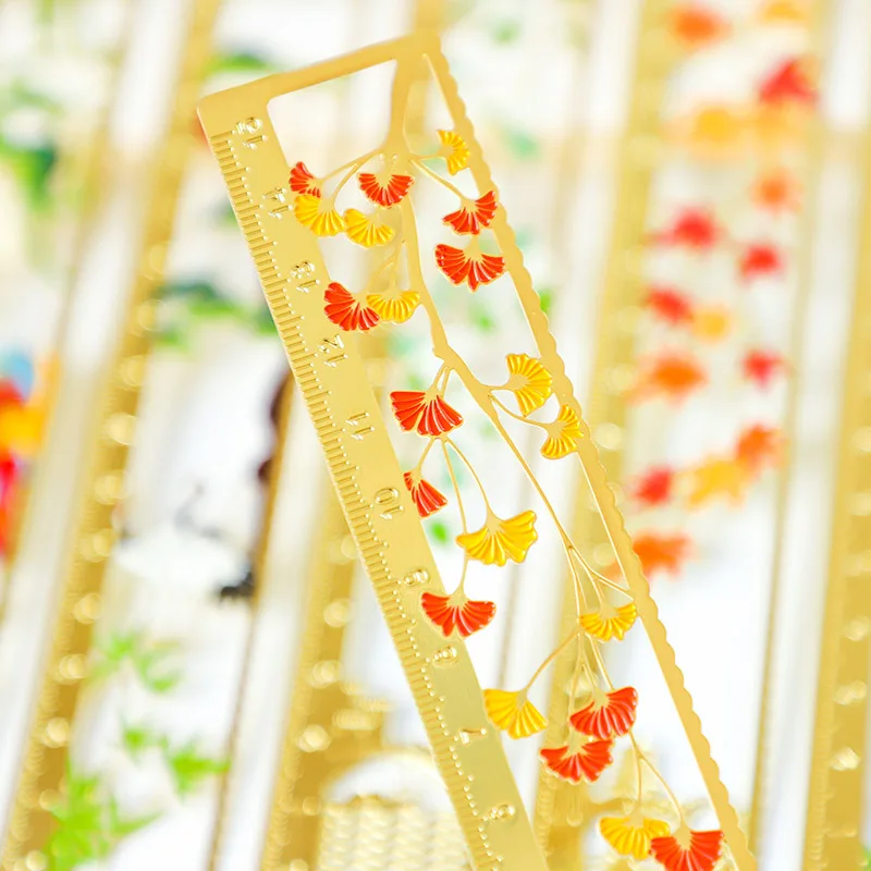 Оригинальная художественная латунная Закладка линейка литературы и искусства