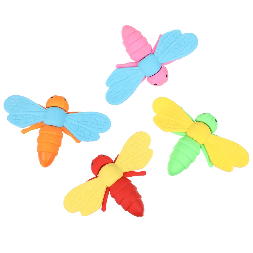 

20PCS Insects Eraser Premium Food Grade Erasers Healthy Stationery Eraser