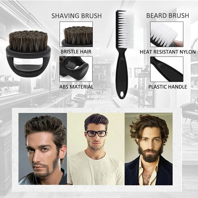 Мужской модный инструмент для формирования бороды бритва с идеальными линиями