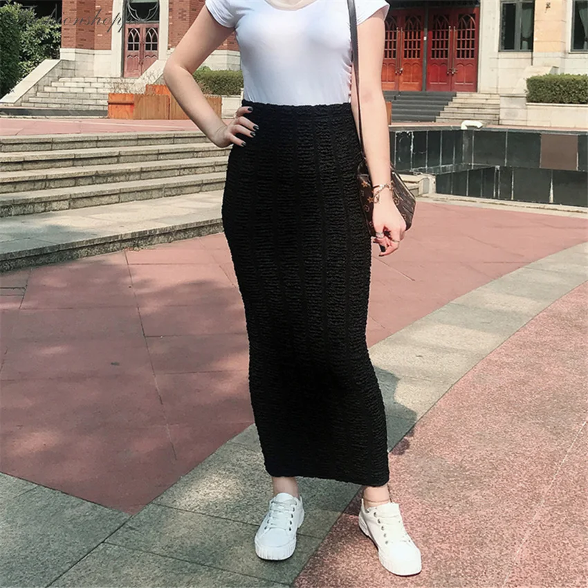 Юбка-карандаш Женская Плиссированная с завышенной талией | Тематическая одежда и