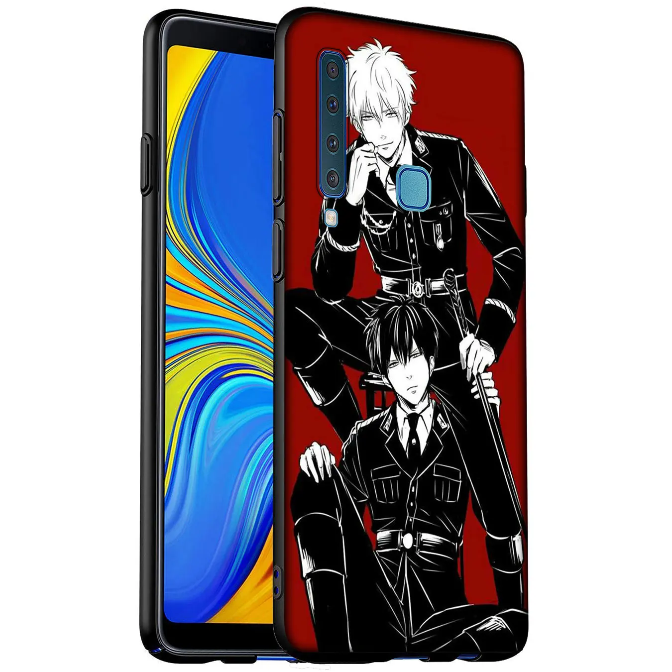 Мягкий силиконовый чехол для телефона с аниме гинтама гинтоки Samsung Galaxy A6 A7 A8 A9 2018 A3