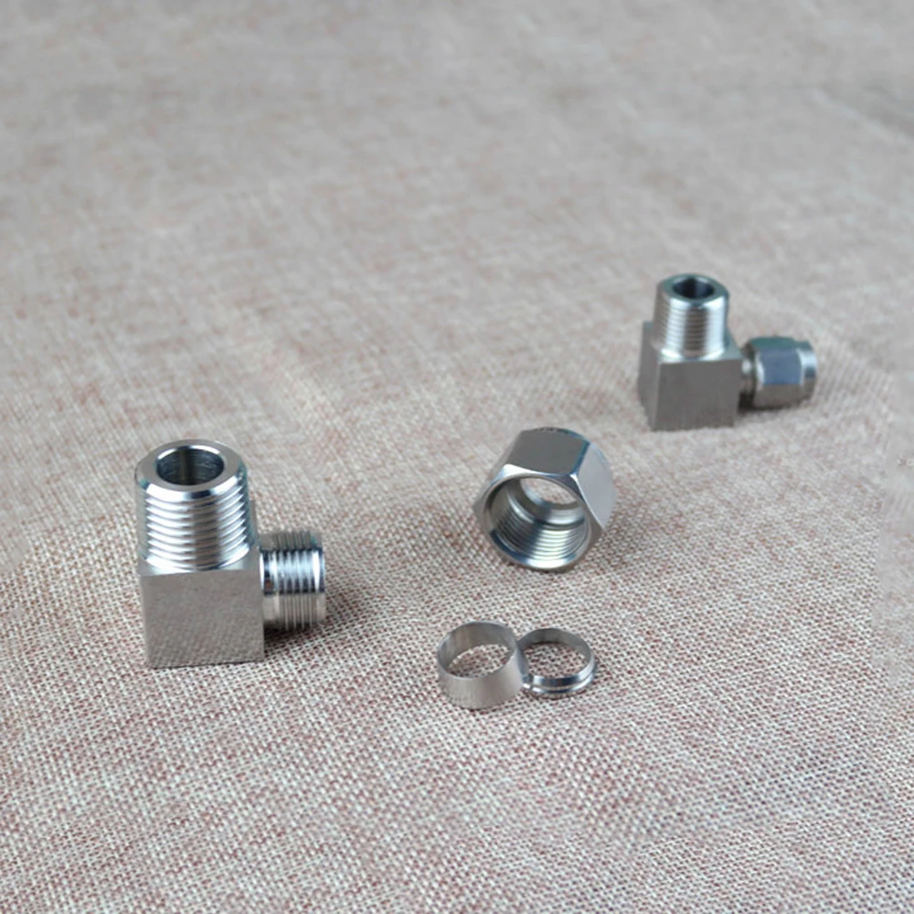 Соединитель компрессионной трубки с наружным диаметром 1/4 дюйма 3/8 1/2 наружный