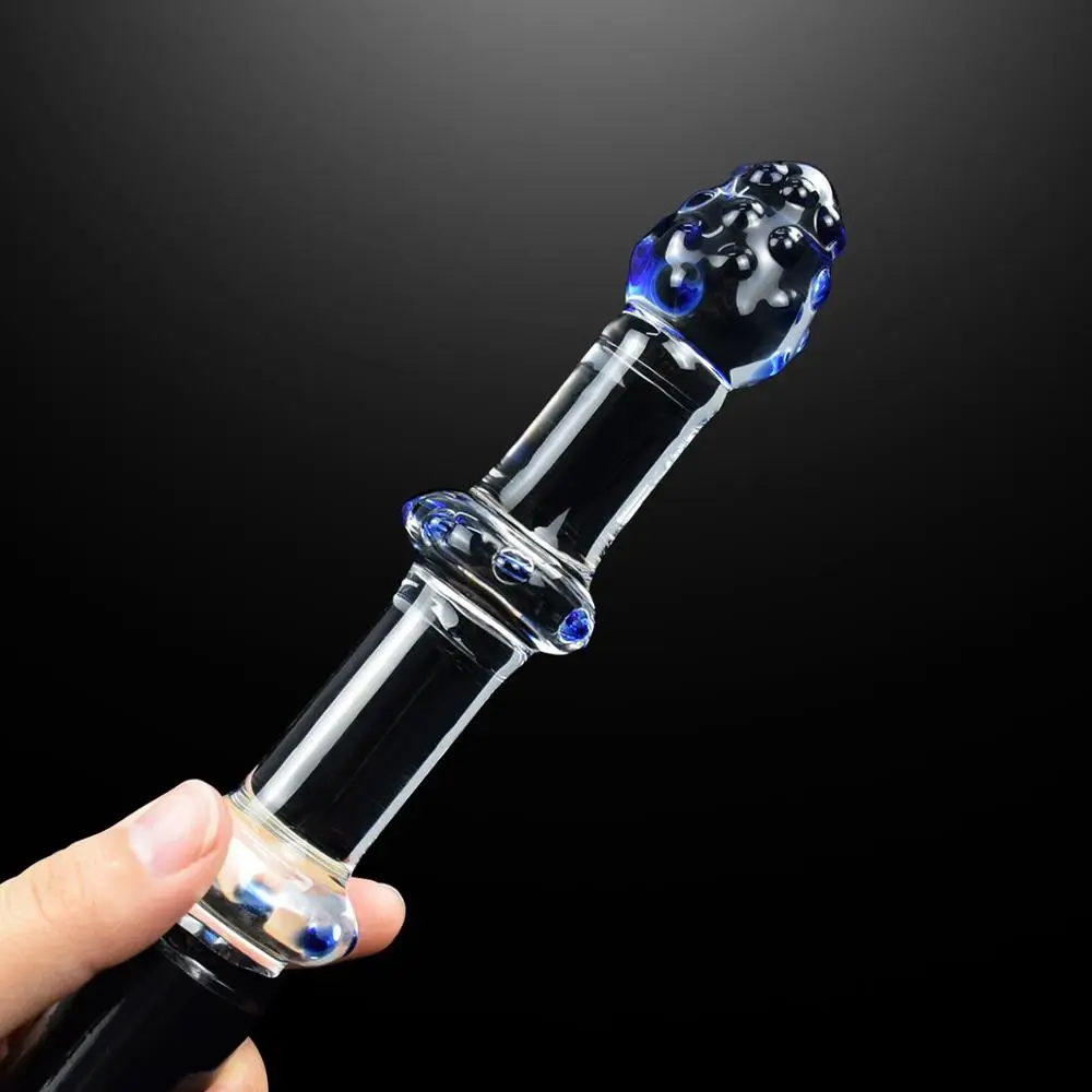 Стеклянный фаллоимитатор для секс машины аксессуары любительской искусственный