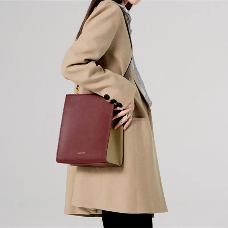 100% Genuine Leather Luxury Brand 2021 New Classic Print One-shoulder Messenger Bag Luxury Designer Handbags and Wallet Satchels