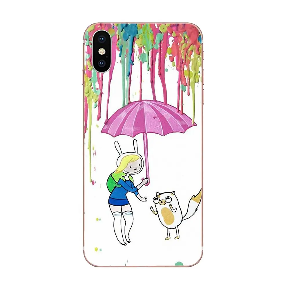 Время приключений Тоторо Мягкий мобильный телефон для samsung Galaxy Note 5 8 9 S3 S4 S5 S6 S7 S8 S9