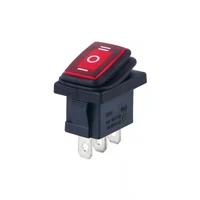 kcd3 waterproof rocker switch on offon off on 3pin23 positionelectrical equipment with lighting power15a 250vac20a 125vac
